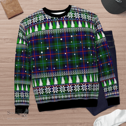 Scottish Campbell of Cawdor Modern Clan Tartan Christmas Ugly Sweater - Plaid Family Ugly Sweater Scottish Plaid Tartan Plaid - ScotsTee - scotstee.com