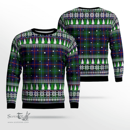 Scottish Campbell of Cawdor Modern Clan Tartan Christmas Ugly Sweater - Plaid Family Ugly Sweater Scottish Plaid Tartan Plaid - ScotsTee - scotstee.com