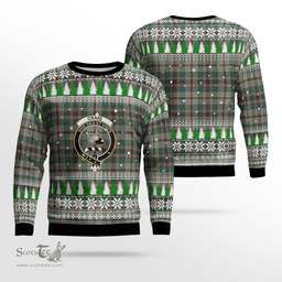 Scottish Craig Ancient Clan Crest Tartan Christmas Ugly Sweater - Plaid Family Ugly Sweater Scottish Plaid Tartan Plaid - ScotsTee - scotstee.com