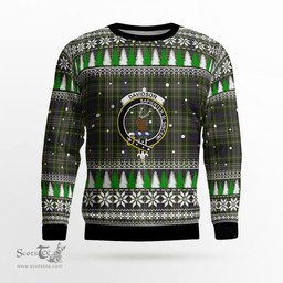 Scottish Davidson Tulloch Dress Clan Crest Tartan Christmas Ugly Sweater - Plaid Family Ugly Sweater Scottish Plaid Tartan Plaid - ScotsTee - scotstee.com