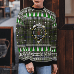 Scottish Davidson Tulloch Dress Clan Crest Tartan Christmas Ugly Sweater - Plaid Family Ugly Sweater Scottish Plaid Tartan Plaid - ScotsTee - scotstee.com