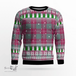 Scottish Crawford Ancient Clan Tartan Christmas Ugly Sweater - Plaid Family Ugly Sweater Scottish Plaid Tartan Plaid - ScotsTee - scotstee.com