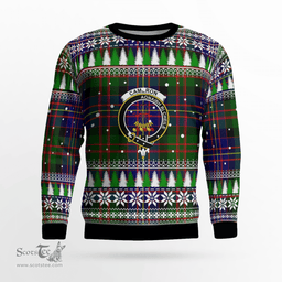 Scottish Cameron of Erracht Modern Clan Crest Tartan Christmas Ugly Sweater - Plaid Family Ugly Sweater Scottish Plaid Tartan Plaid - ScotsTee - scotstee.com