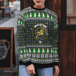 Scottish Campbell Clan Crest Tartan Christmas Ugly Sweater - Plaid Family Ugly Sweater Scottish Plaid Tartan Plaid - ScotsTee - scotstee.com
