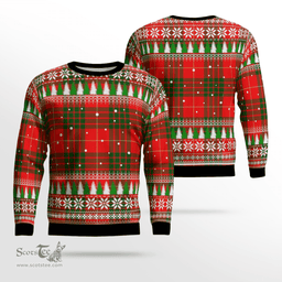 Scottish Cameron Modern Clan Tartan Christmas Ugly Sweater - Plaid Family Ugly Sweater Scottish Plaid Tartan Plaid - ScotsTee - scotstee.com