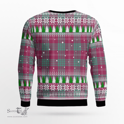 Scottish Crawford Ancient Clan Crest Tartan Christmas Ugly Sweater - Plaid Family Ugly Sweater Scottish Plaid Tartan Plaid - ScotsTee - scotstee.com