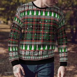 Scottish Cumming Hunting Ancient Clan Tartan Christmas Ugly Sweater - Plaid Family Ugly Sweater Scottish Plaid Tartan Plaid - ScotsTee - scotstee.com