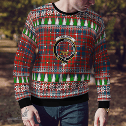 Scottish Cameron of Lochiel Ancient Clan Crest Tartan Christmas Ugly Sweater - Plaid Family Ugly Sweater Scottish Plaid Tartan Plaid - ScotsTee - scotstee.com