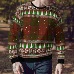 Scottish Drummond Clan Tartan Christmas Ugly Sweater - Plaid Family Ugly Sweater Scottish Plaid Tartan Plaid - ScotsTee - scotstee.com