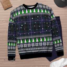 Scottish Duggan Clan Tartan Christmas Ugly Sweater - Plaid Family Ugly Sweater Scottish Plaid Tartan Plaid - ScotsTee - scotstee.com
