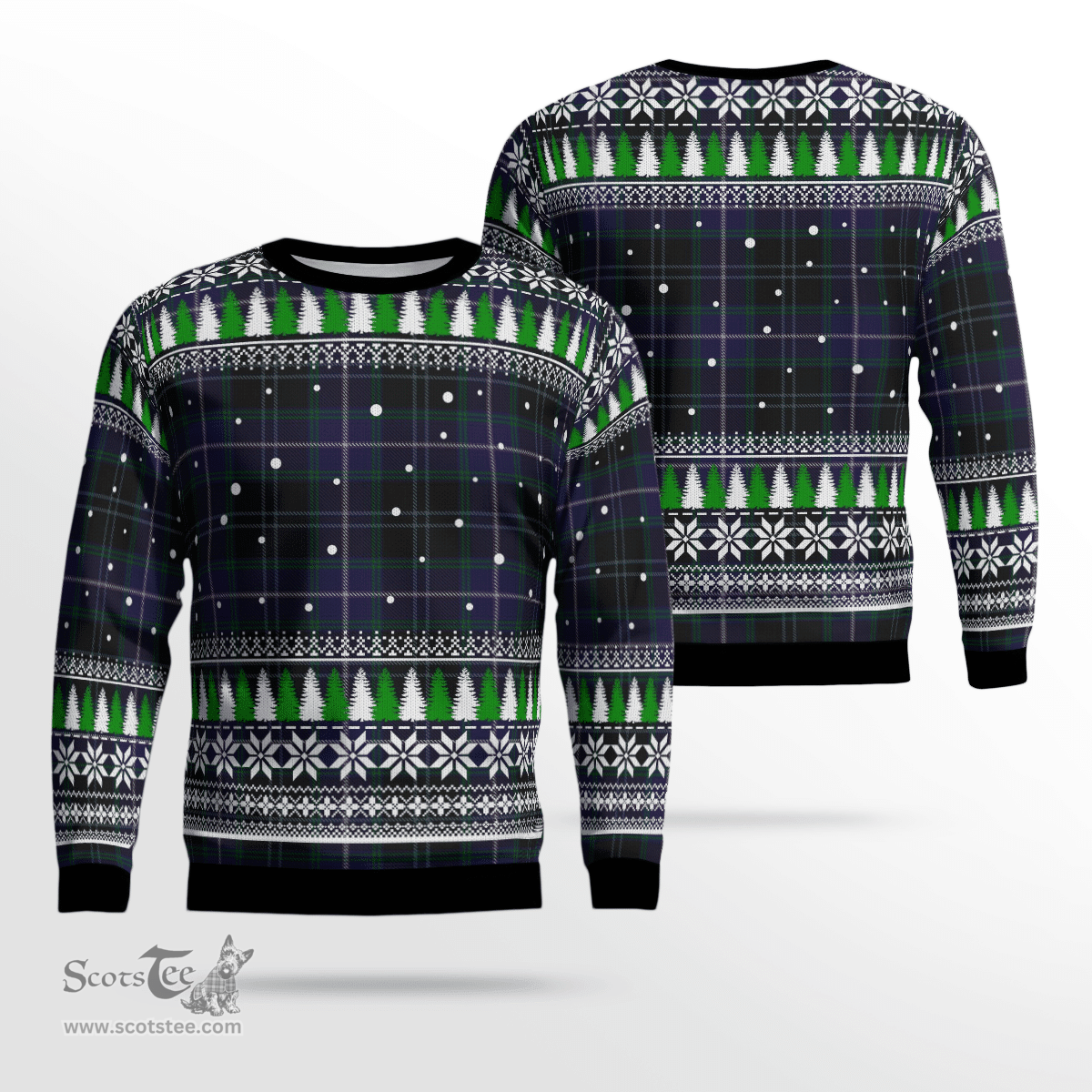 Scottish Duggan Clan Tartan Christmas Ugly Sweater - Plaid Family Ugly Sweater Scottish Plaid Tartan Plaid - ScotsTee - scotstee.com