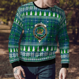 Scottish Douglas Ancient Clan Crest Tartan Christmas Ugly Sweater - Plaid Family Ugly Sweater Scottish Plaid Tartan Plaid - ScotsTee - scotstee.com