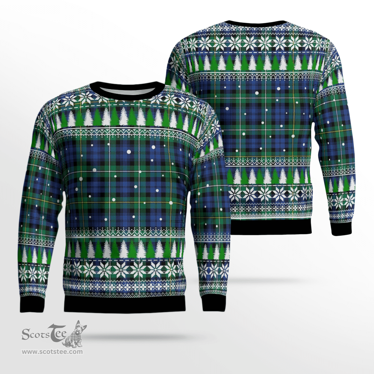 Scottish Campbell Argyll Ancient Clan Tartan Christmas Ugly Sweater - Plaid Family Ugly Sweater Scottish Plaid Tartan Plaid - ScotsTee - scotstee.com