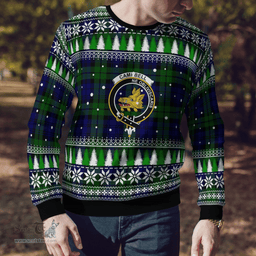 Scottish Campbell Modern Clan Crest Tartan Christmas Ugly Sweater - Plaid Family Ugly Sweater Scottish Plaid Tartan Plaid - ScotsTee - scotstee.com