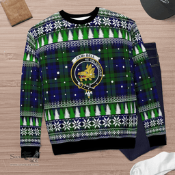 Scottish Campbell Modern Clan Crest Tartan Christmas Ugly Sweater - Plaid Family Ugly Sweater Scottish Plaid Tartan Plaid - ScotsTee - scotstee.com