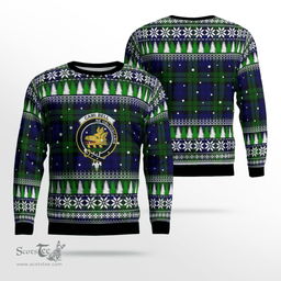 Scottish Campbell Modern Clan Crest Tartan Christmas Ugly Sweater - Plaid Family Ugly Sweater Scottish Plaid Tartan Plaid - ScotsTee - scotstee.com