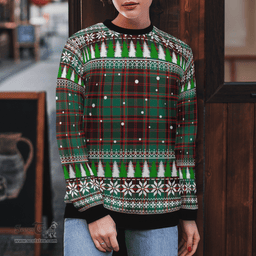 Scottish Buchan Ancient Clan Tartan Christmas Ugly Sweater - Plaid Family Ugly Sweater Scottish Plaid Tartan Plaid - ScotsTee - scotstee.com