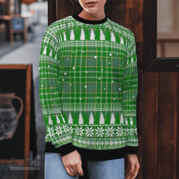 Scottish Currie Clan Tartan Christmas Ugly Sweater - Plaid Family Ugly Sweater Scottish Plaid Tartan Plaid - ScotsTee - scotstee.com