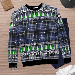 Scottish Clark 1 Clan Tartan Christmas Ugly Sweater - Plaid Family Ugly Sweater Scottish Plaid Tartan Plaid - ScotsTee - scotstee.com