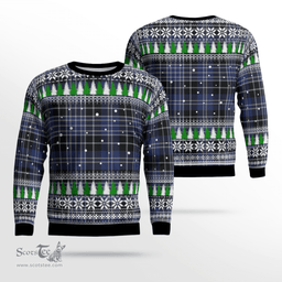 Scottish Clark 1 Clan Tartan Christmas Ugly Sweater - Plaid Family Ugly Sweater Scottish Plaid Tartan Plaid - ScotsTee - scotstee.com
