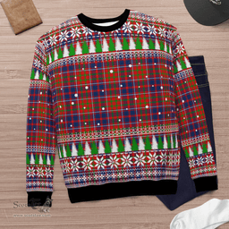 Scottish Cameron of Lochiel Clan Tartan Christmas Ugly Sweater - Plaid Family Ugly Sweater Scottish Plaid Tartan Plaid - ScotsTee - scotstee.com