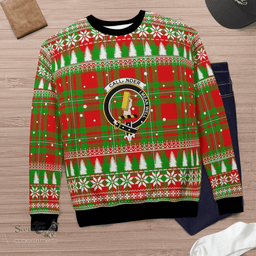 Scottish Callander Modern Clan Crest Tartan Christmas Ugly Sweater - Plaid Family Ugly Sweater Scottish Plaid Tartan Plaid - ScotsTee - scotstee.com