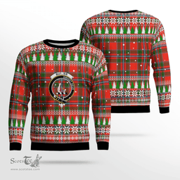 Scottish Butter Clan Crest Tartan Christmas Ugly Sweater - Plaid Family Ugly Sweater Scottish Plaid Tartan Plaid - ScotsTee - scotstee.com