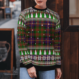 Scottish Cochrane Modern Clan Tartan Christmas Ugly Sweater - Plaid Family Ugly Sweater Scottish Plaid Tartan Plaid - ScotsTee - scotstee.com