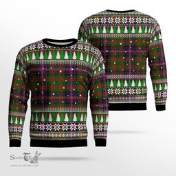 Scottish Cochrane Modern Clan Tartan Christmas Ugly Sweater - Plaid Family Ugly Sweater Scottish Plaid Tartan Plaid - ScotsTee - scotstee.com