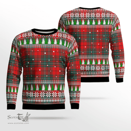 Scottish Cumming Modern Clan Tartan Christmas Ugly Sweater - Plaid Family Ugly Sweater Scottish Plaid Tartan Plaid - ScotsTee - scotstee.com
