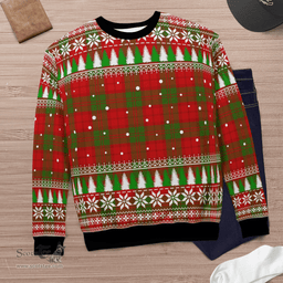 Scottish Dewar Clan Tartan Christmas Ugly Sweater - Plaid Family Ugly Sweater Scottish Plaid Tartan Plaid - ScotsTee - scotstee.com
