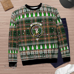 Scottish Buchanan Hunting Clan Crest Tartan Christmas Ugly Sweater - Plaid Family Ugly Sweater Scottish Plaid Tartan Plaid - ScotsTee - scotstee.com