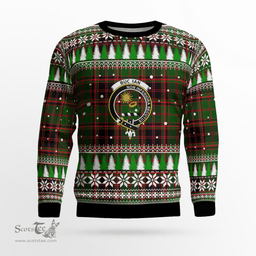 Scottish Buchan Modern Clan Crest Tartan Christmas Ugly Sweater - Plaid Family Ugly Sweater Scottish Plaid Tartan Plaid - ScotsTee - scotstee.com