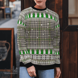 Scottish Burns Check Clan Tartan Christmas Ugly Sweater - Plaid Family Ugly Sweater Scottish Plaid Tartan Plaid - ScotsTee - scotstee.com