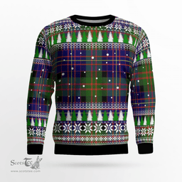 Scottish Chalmer Clan Tartan Christmas Ugly Sweater - Plaid Family Ugly Sweater Scottish Plaid Tartan Plaid - ScotsTee - scotstee.com
