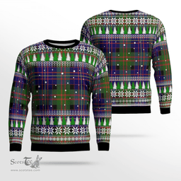 Scottish Chalmer Clan Tartan Christmas Ugly Sweater - Plaid Family Ugly Sweater Scottish Plaid Tartan Plaid - ScotsTee - scotstee.com