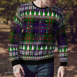 Scottish Cameron of Erracht Modern Clan Tartan Christmas Ugly Sweater - Plaid Family Ugly Sweater Scottish Plaid Tartan Plaid - ScotsTee - scotstee.com