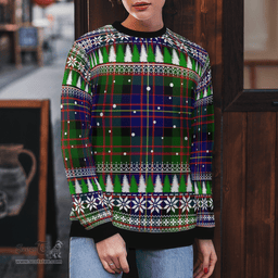 Scottish Cameron of Erracht Modern Clan Tartan Christmas Ugly Sweater - Plaid Family Ugly Sweater Scottish Plaid Tartan Plaid - ScotsTee - scotstee.com