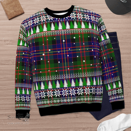 Scottish Cameron of Erracht Modern Clan Tartan Christmas Ugly Sweater - Plaid Family Ugly Sweater Scottish Plaid Tartan Plaid - ScotsTee - scotstee.com