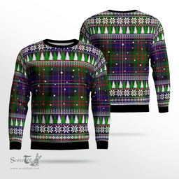 Scottish Cameron of Erracht Modern Clan Tartan Christmas Ugly Sweater - Plaid Family Ugly Sweater Scottish Plaid Tartan Plaid - ScotsTee - scotstee.com