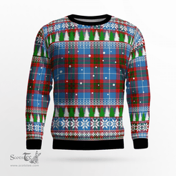 Scottish Crichton District Clan Tartan Christmas Ugly Sweater - Plaid Family Ugly Sweater Scottish Plaid Tartan Plaid - ScotsTee - scotstee.com