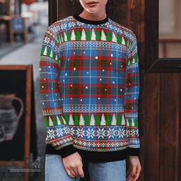 Scottish Crichton District Clan Tartan Christmas Ugly Sweater - Plaid Family Ugly Sweater Scottish Plaid Tartan Plaid - ScotsTee - scotstee.com