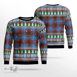 Scottish Crichton District Clan Tartan Christmas Ugly Sweater - Plaid Family Ugly Sweater Scottish Plaid Tartan Plaid - ScotsTee - scotstee.com