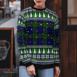 Scottish Campbell Modern Clan Tartan Christmas Ugly Sweater - Plaid Family Ugly Sweater Scottish Plaid Tartan Plaid - ScotsTee - scotstee.com