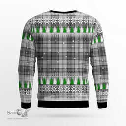 Scottish Douglas Grey Modern Clan Crest Tartan Christmas Ugly Sweater - Plaid Family Ugly Sweater Scottish Plaid Tartan Plaid - ScotsTee - scotstee.com