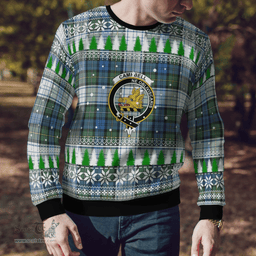 Scottish Campbell Dress Ancient Clan Crest Tartan Christmas Ugly Sweater - Plaid Family Ugly Sweater Scottish Plaid Tartan Plaid - ScotsTee - scotstee.com