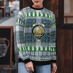 Scottish Campbell Dress Ancient Clan Crest Tartan Christmas Ugly Sweater - Plaid Family Ugly Sweater Scottish Plaid Tartan Plaid - ScotsTee - scotstee.com