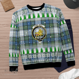 Scottish Campbell Dress Ancient Clan Crest Tartan Christmas Ugly Sweater - Plaid Family Ugly Sweater Scottish Plaid Tartan Plaid - ScotsTee - scotstee.com