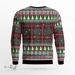 Scottish Crawford Modern Clan Crest Tartan Christmas Ugly Sweater - Plaid Family Ugly Sweater Scottish Plaid Tartan Plaid - ScotsTee - scotstee.com