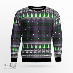 Scottish Clergy Green Clan Tartan Christmas Ugly Sweater - Plaid Family Ugly Sweater Scottish Plaid Tartan Plaid - ScotsTee - scotstee.com